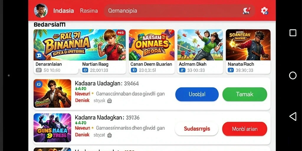 Tampilan antarmuka yang menarik dan user-friendly.