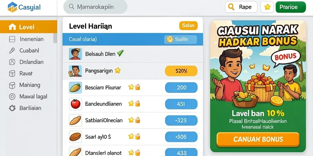 Tampilan antarmuka yang menarik dan user-friendly.