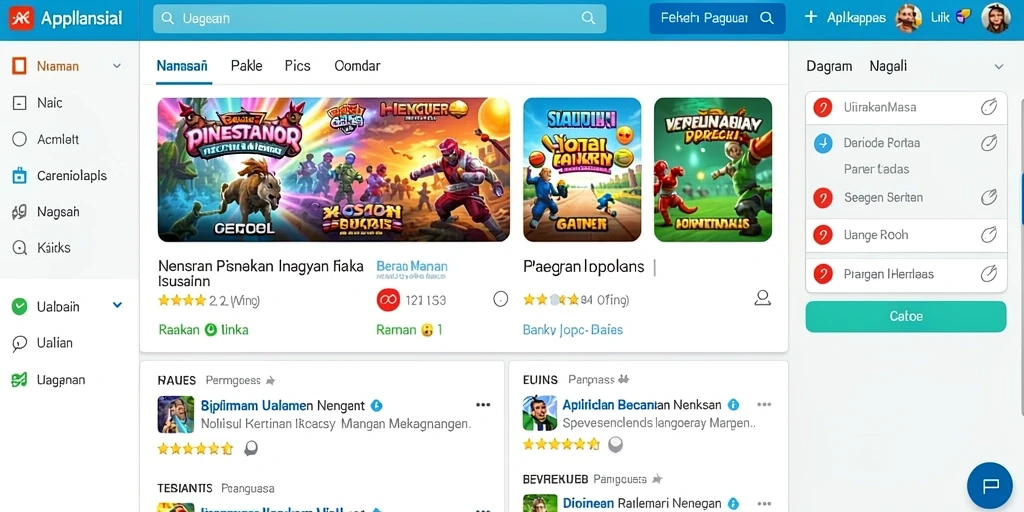 Tampilan antarmuka yang menarik dan intuitif.