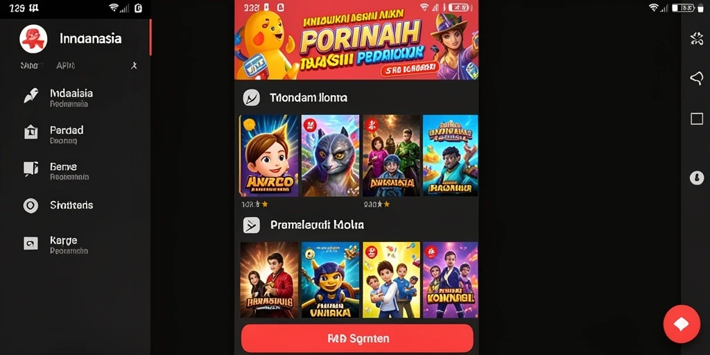 Tampilan antarmuka yang user-friendly.