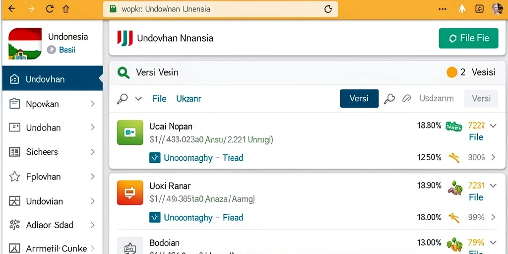 Tampilan antarmuka yang menarik dan user-friendly.
