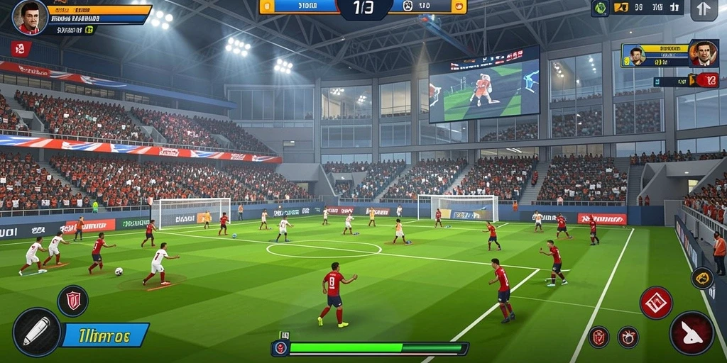 Tampilan grafis yang memikat dan penuh warna.