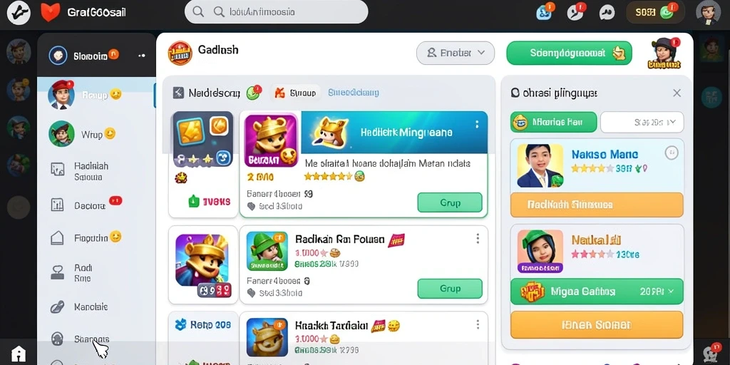 Tampilan antarmuka yang user-friendly dan menarik.