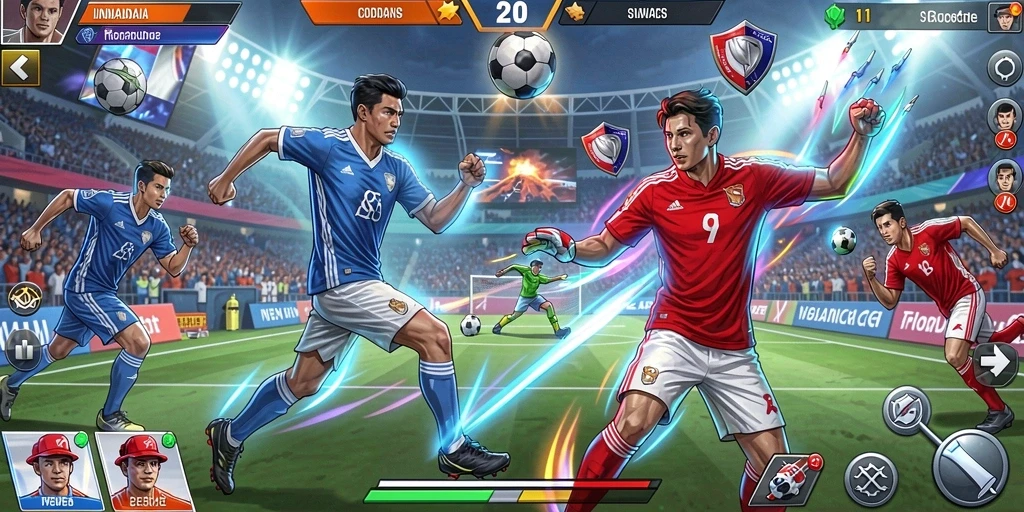 Tangkapan layar SIAP108 menunjukkan bagian awal gameplay yang penuh warna.