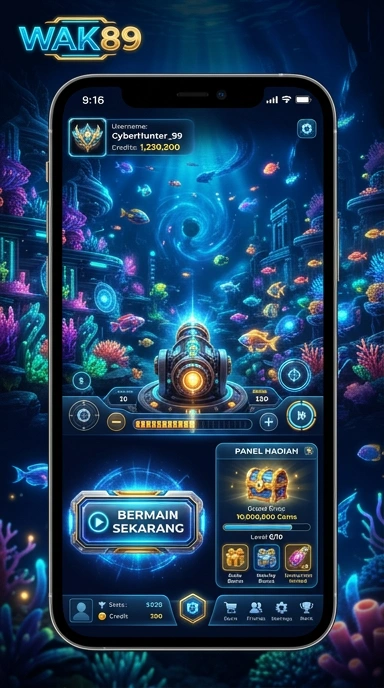 Cuplikan layar menu unduhan wak89 untuk perangkat Android